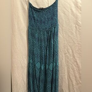 Strapless long dress